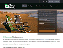 Tablet Screenshot of 3leafrealty.com